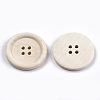 Natural Wood Buttons WOOD-N006-87A-01-2