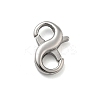 304 Stainless Steel Spring Gate Rings. 8-Shaped STAS-V008-30P-1