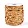 100M Segment Dyed Round Nylon & PET & Polyester Metallic Braided Cord OCOR-N009-01D-1