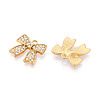 304 Stainless Steel Rhinestone Pendants STAS-T064-82G-03-2