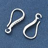 Brass Earring Hooks KK-H532-09S-2