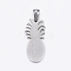 Tarnish Resistant 304 Stainless Steel Pendants STAS-K162-037P-2