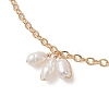 Natural Cultured Freshwater Pearl Rice Charm Bracelets BJEW-TA00723-3