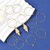 SHEGRACE Brass Hoop Earring Findings XGRPCH280-218G-5