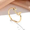 304 Stainless Steel Cuff Rings for Women RJEW-D285-01G-T-3