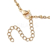 Ion Plating(IP) 304 Stainless Steel Slider Necklace Makings AJEW-JB01264-3