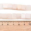 Natural Selenite Beads Strands G-B155-C08-8x8mm-5