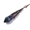 Natural Fluorite Pointed Dowsing Pendulum Big Pendants G-H285-06R-A30-3