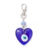 Handmade Lampwork Evil Eye Pendant Decorations HJEW-JM04143-02-2