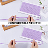 25 Yards Polyester Elastic Wavy Fringe Trim Ribbon SRIB-GF0001-40B-5