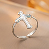 304 Stainless Steel Cuff Rings FS-WG2A607-08-1