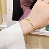 Brass Box Chain Slider Bracelets FS-WGA60A8-01-3
