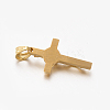 Easter Theme Hot Unisex 201 Stainless Steel Crucifix Cross Pendants STAS-F010-24G-3