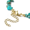 Natural Howlite Chip Beaded Necklace NJEW-JN04616-07-5