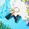 1Pc Resin Letter Keychains KEYC-TADJ0001-09Y-4