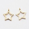 Star Grade AAA Brass Charms KK-O093-01-NR-1