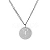 Non-Tarnish 304 Stainless Steel 12 Constellation Pendant Necklaces for Sweater FZ0908-9-1