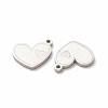 304 Stainless Steel Enamel Charms STAS-F291-08P-03-2