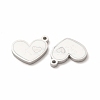 304 Stainless Steel Enamel Charms STAS-F291-08P-03-2