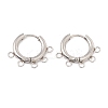 Tarnish Resistant 304 Stainless Steel Hoop Earring Findings LS-STAS-D183-01P-1