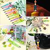 16Pcs 8 Styles Food Grade Silicone Focal Beads SIL-SZ0002-20-6