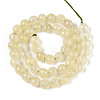 Dyed Natural White Jade Beads Strands G-T139-8mm-60-13-2