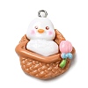 Cute Opaque Resin Pendants LS-RESI-L038-07P-01-1