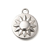 Anti-Tarnish 304 Stainless Steel Pendants STAS-I321-15P-1