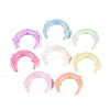 Luminous UV Plating Opaque Acrylic Beads OACR-Q204-32-2