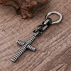 304 Stainless Steel Tartan Cross Keychains SL6248-4