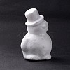 Christmas Snowman Modelling Polystyrene Foam  DIY Decoration Crafts DJEW-K001-B06-1
