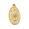304 Stainless Steel Rhinestone Pendants STAS-I322-46G-1