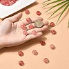 Cherry Quartz Glass European Large Hole Beads G-Q442-17-5