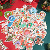 2 Sets 2 Styles Christmas Themes PVC Self-Adhesive Stickers DIY-SC0032-86-5