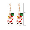 Christmas Alloy Dangle Earrings FS-WGC5D36-10-1