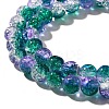 Crackle Glass Beads Strands CCG-C002-8mm-03-3