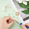 30Pcs 3 Colors 201 Stainless Steel Stud Earring Findings STAS-DC0010-25-3
