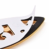 (Defective Closeout Sale: Scratched)Waterproof 3D Jesus Fish ABS Plastic Self Adhesive Stickers LS-AJEW-XCP0002-02-3