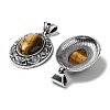 Natural Tiger Eye Pendants FIND-A041-01AS-03-2