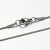 304 Stainless Steel Snake Chains Necklaces STAS-F094-23-3