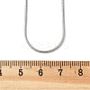 Non-Tarnish 304 Stainless Steel Snake Chain Necklaces NJEW-L160-010P-2