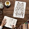 Large Plastic Reusable Drawing Painting Stencils Templates DIY-WH0202-483-3