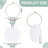 50Pcs Acrylic Round Sheet Pendants DIY-BC0014-03A-2