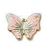 304 Stainless Steel Enamel Pendants STAS-I347-01G-02-1