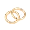 Brass Closed Jump Rings KK-D257-01G-02-2