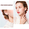 ANATTASOUL 18PCS 3 Size 3 Colors Brass Huggie Hoop Earrings for Women EJEW-AN0003-25-3