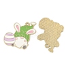 Easter Alloy Enamel Pendants ENAM-I082-02G-05-2