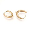 Brass Hoop Earring Finding KK-N261-53G-2
