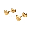 304 Stainless Steel Stud Earrings for Women EJEW-G459-01C-G-2