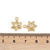Ocean Theme Brass Micro Pave Cubic Zirconia Charms X1-KK-F902-08G-G-3